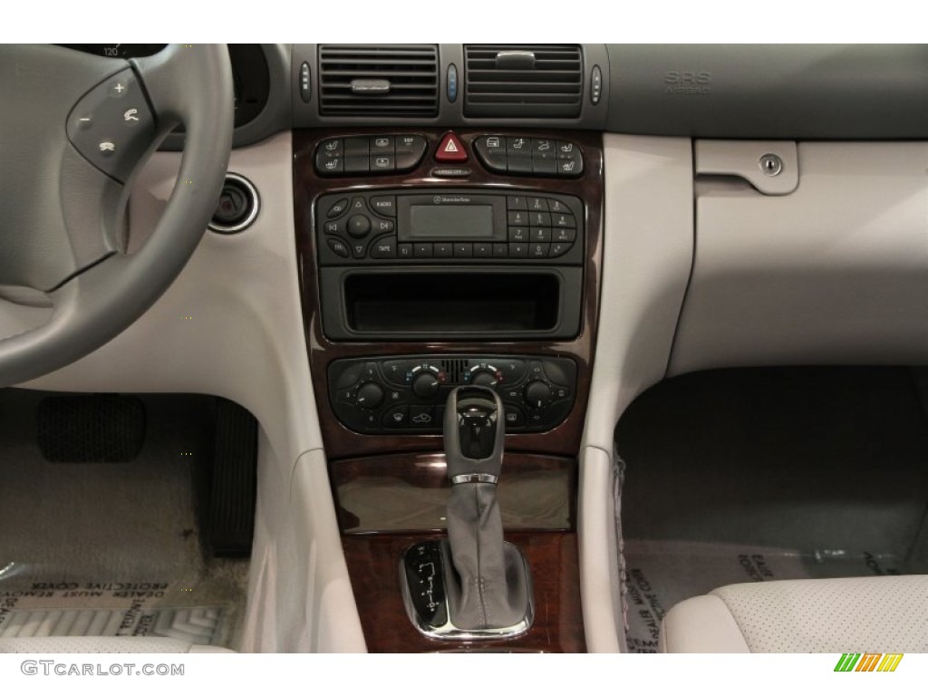 2002 C 240 Sedan - Brilliant Silver Metallic / Ash photo #27