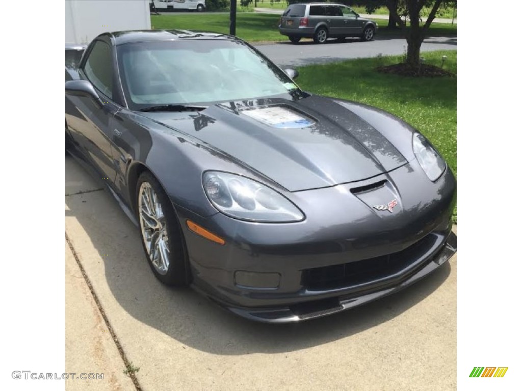 2013 Corvette ZR1 - Cyber Gray Metallic / Dark Titanium photo #3