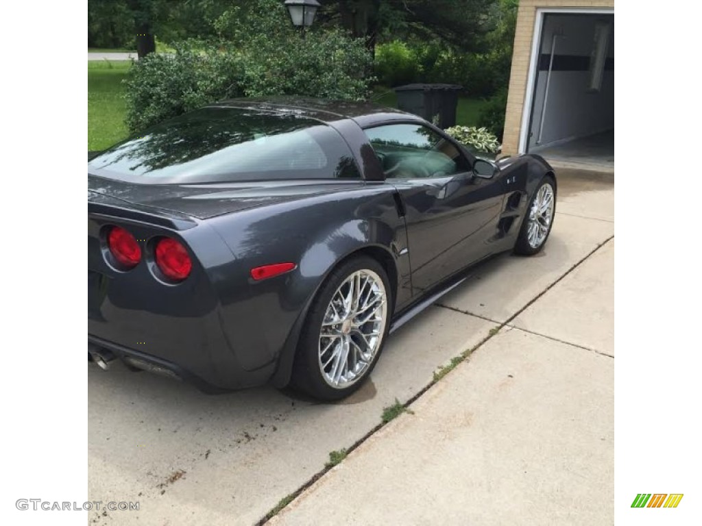 2013 Corvette ZR1 - Cyber Gray Metallic / Dark Titanium photo #10