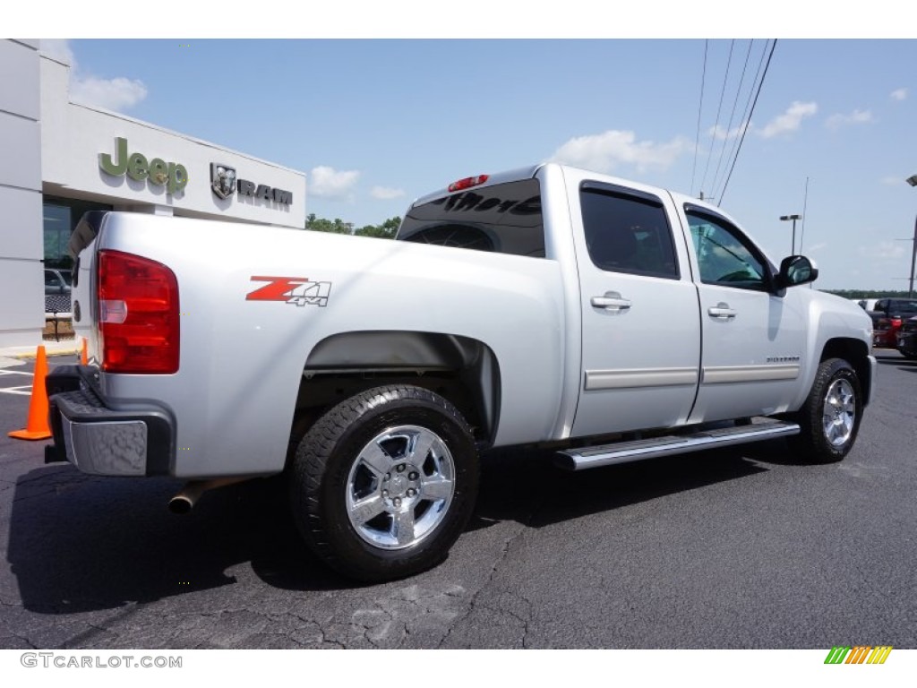 2013 Silverado 1500 LTZ Crew Cab 4x4 - Silver Ice Metallic / Ebony photo #7