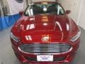 2016 Ruby Red Metallic Ford Fusion SE  photo #2