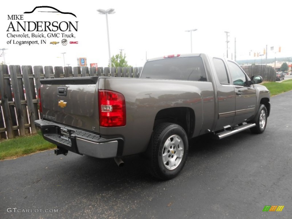 2013 Silverado 1500 LT Extended Cab - Graystone Metallic / Ebony photo #3