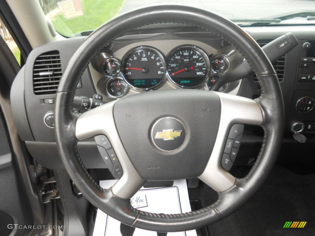 2013 Silverado 1500 LT Extended Cab - Graystone Metallic / Ebony photo #8