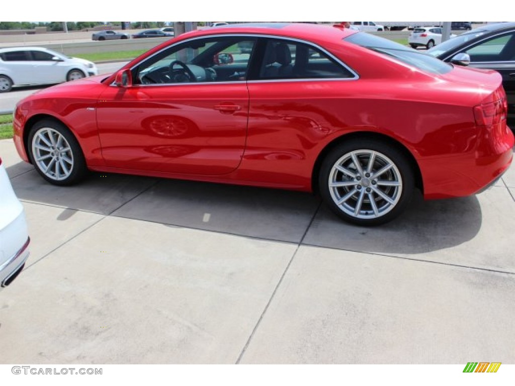 2015 A5 Premium Plus quattro Coupe - Brilliant Red / Chestnut Brown photo #5