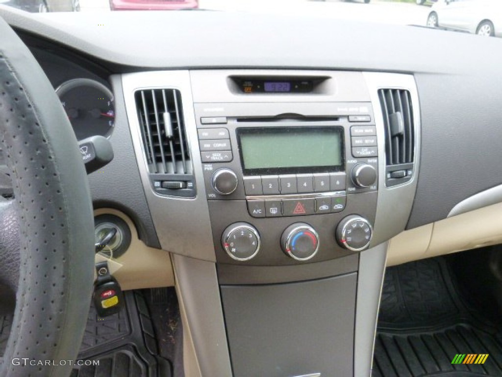 2010 Sonata GLS - Pearl White / Camel photo #3