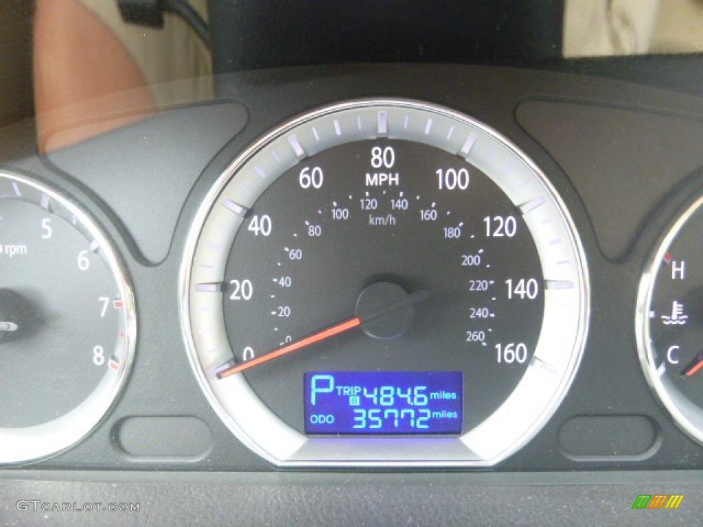 2010 Sonata GLS - Pearl White / Camel photo #5
