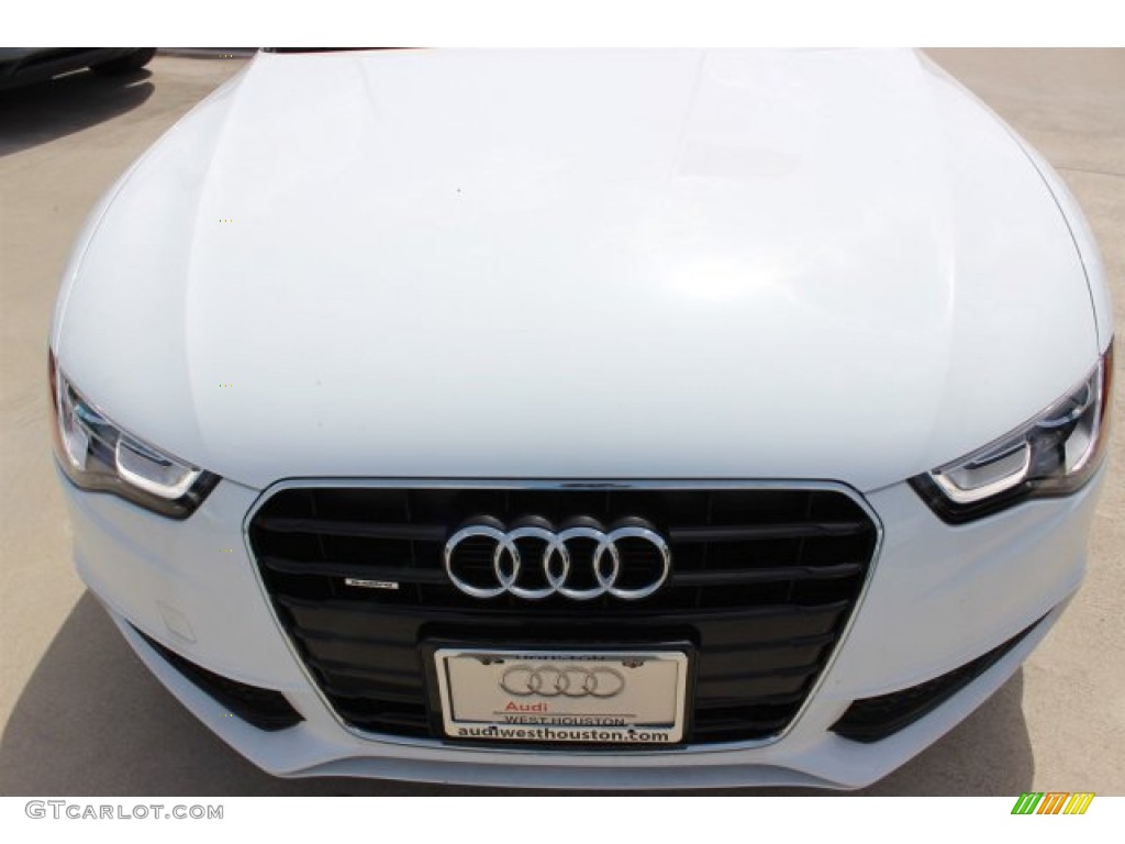 2015 A5 Premium Plus quattro Coupe - Ibis White / Velvet Beige photo #2