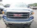 2015 Stone Blue Metallic GMC Sierra 1500 SLE Double Cab 4x4  photo #13