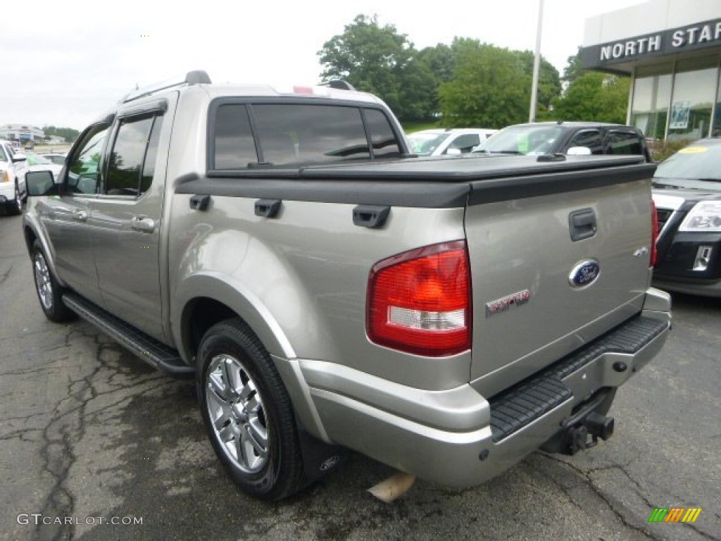 2008 Explorer Sport Trac Limited 4x4 - Silver Birch Metallic / Camel photo #4
