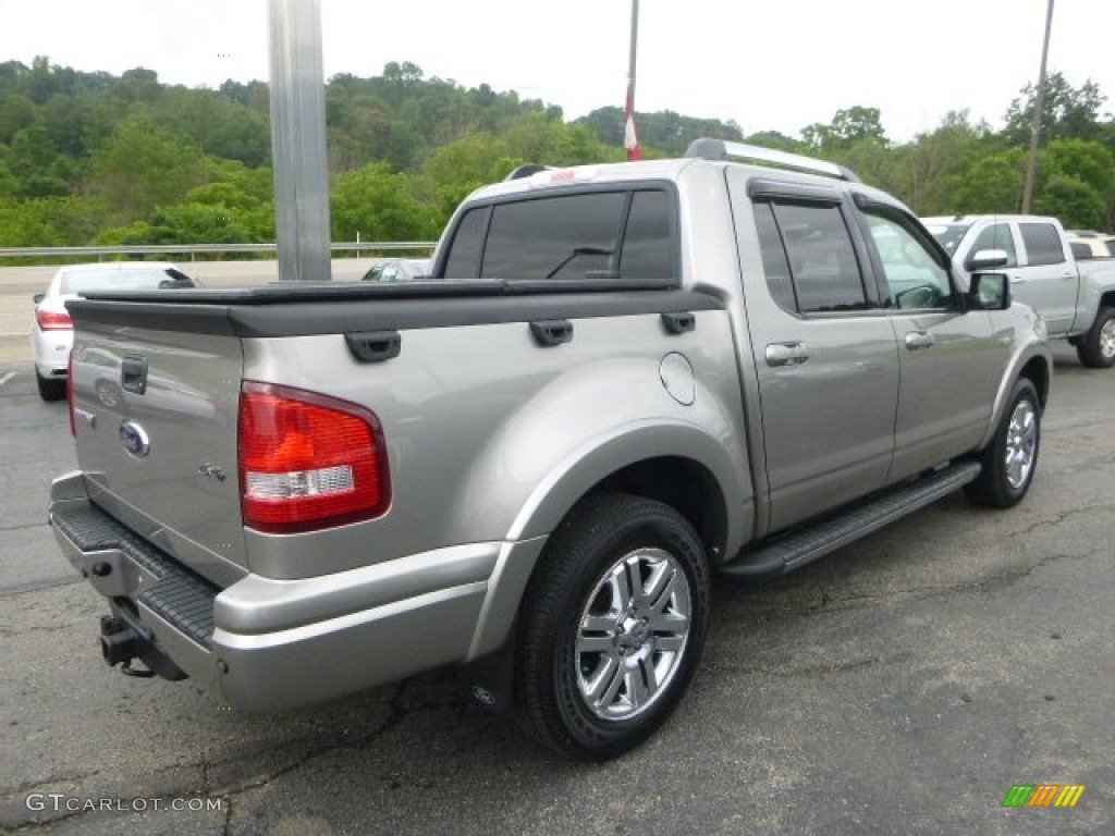 2008 Explorer Sport Trac Limited 4x4 - Silver Birch Metallic / Camel photo #7