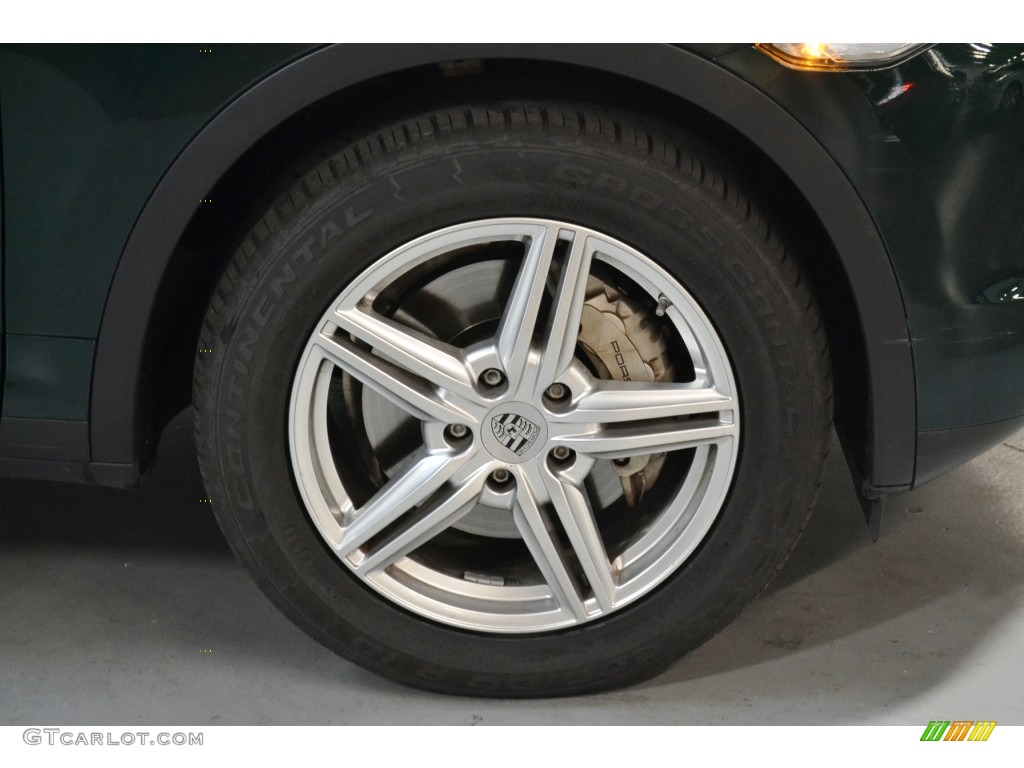 2012 Cayenne S Hybrid - Jet Green Metallic / Luxor Beige photo #3