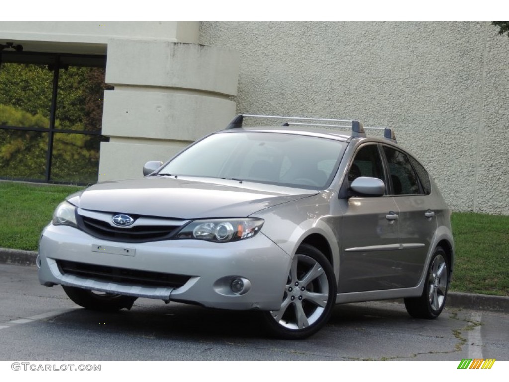 2010 Impreza Outback Sport Wagon - Steel Silver Metallic / Carbon Black photo #1