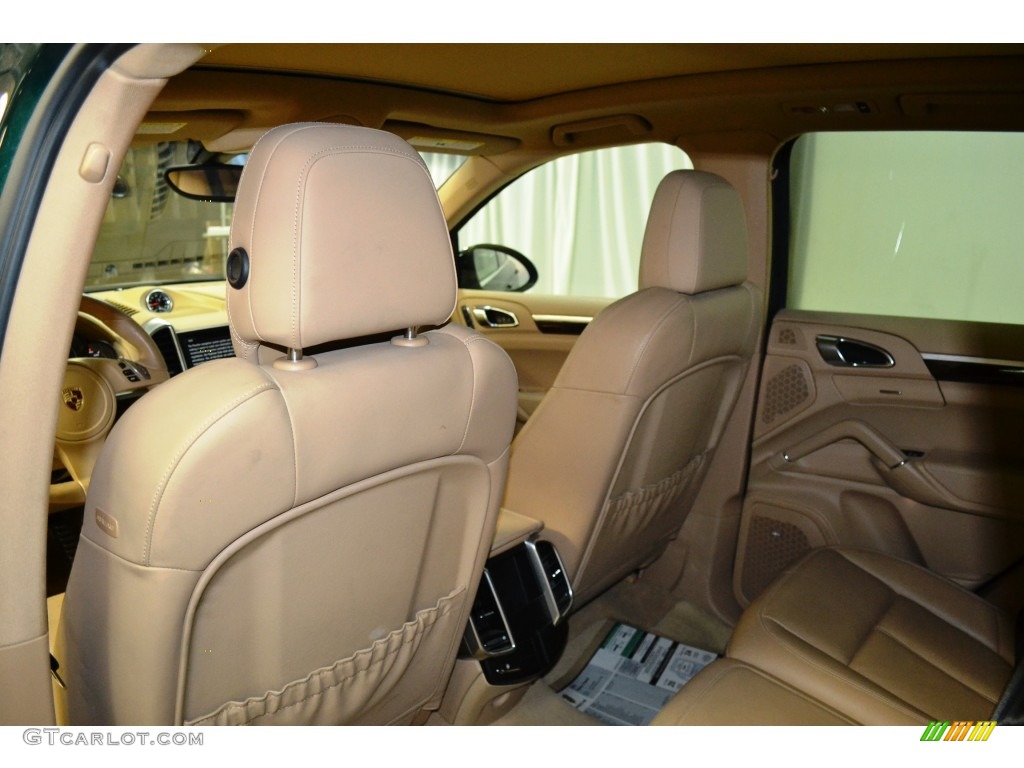 2012 Cayenne S Hybrid - Jet Green Metallic / Luxor Beige photo #15
