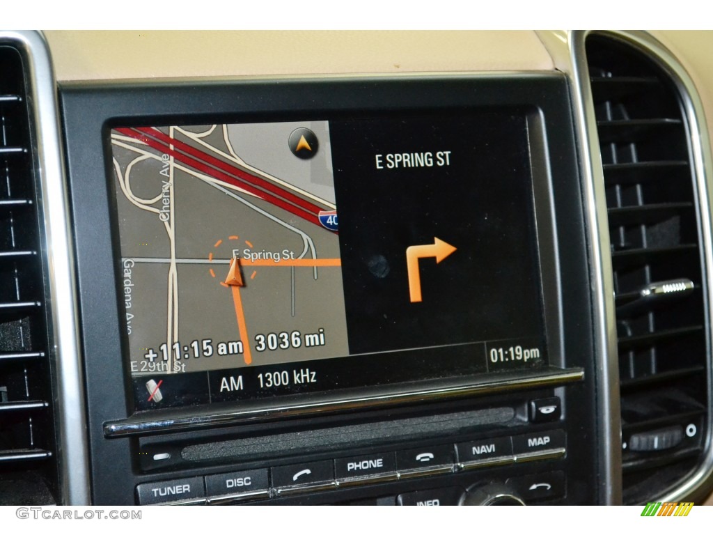 2012 Cayenne S Hybrid - Jet Green Metallic / Luxor Beige photo #22
