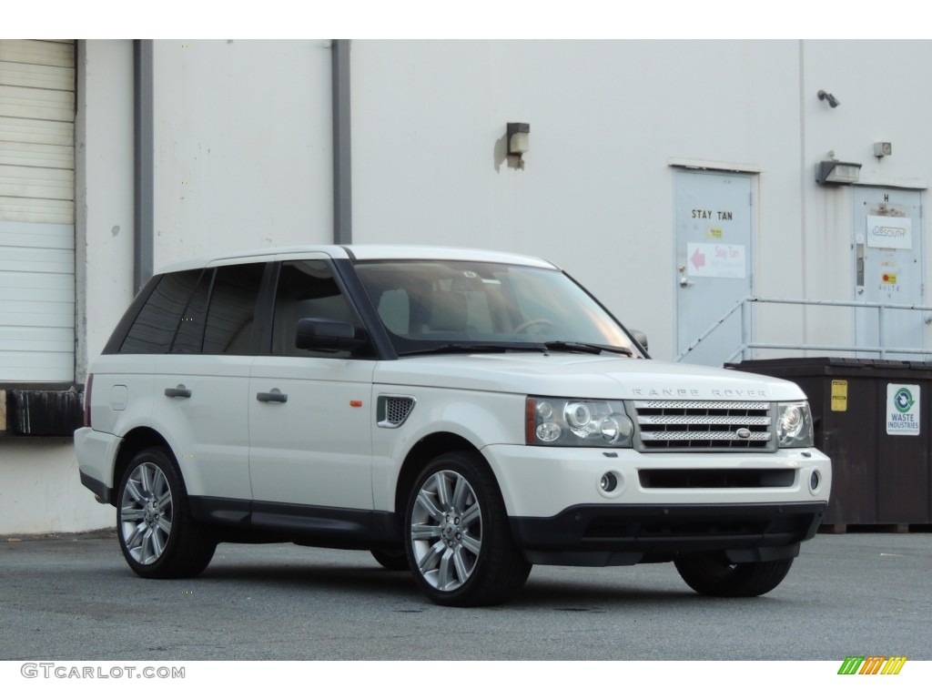 2008 Range Rover Sport Supercharged - Alaska White / Ivory photo #3