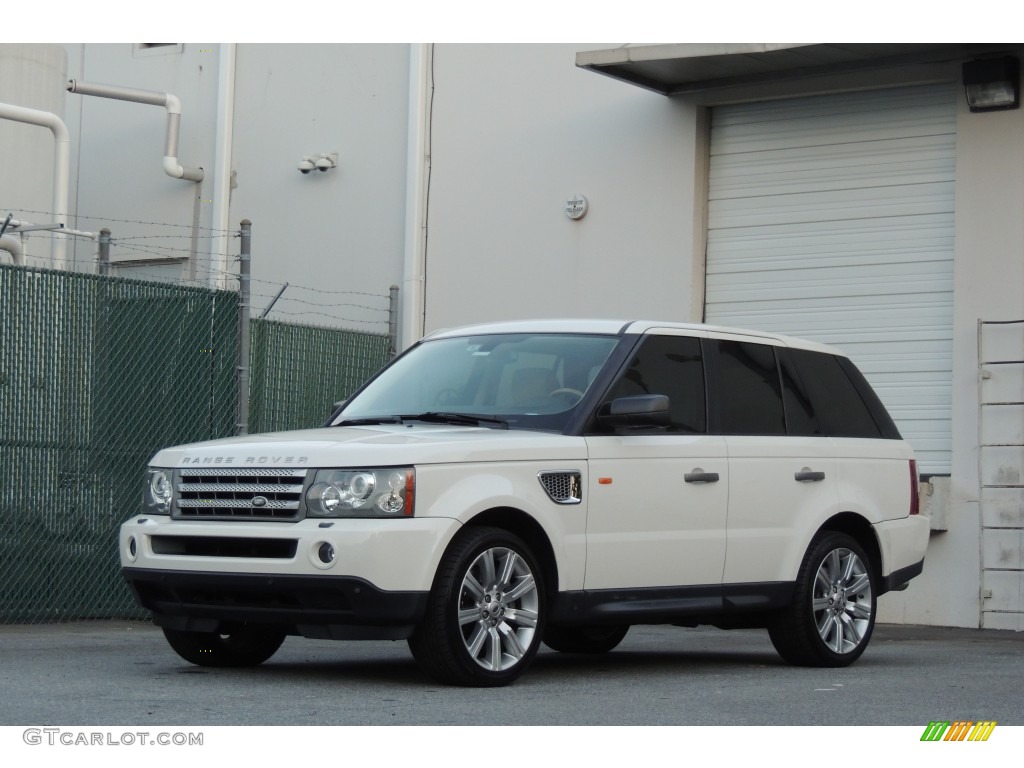 2008 Range Rover Sport Supercharged - Alaska White / Ivory photo #4