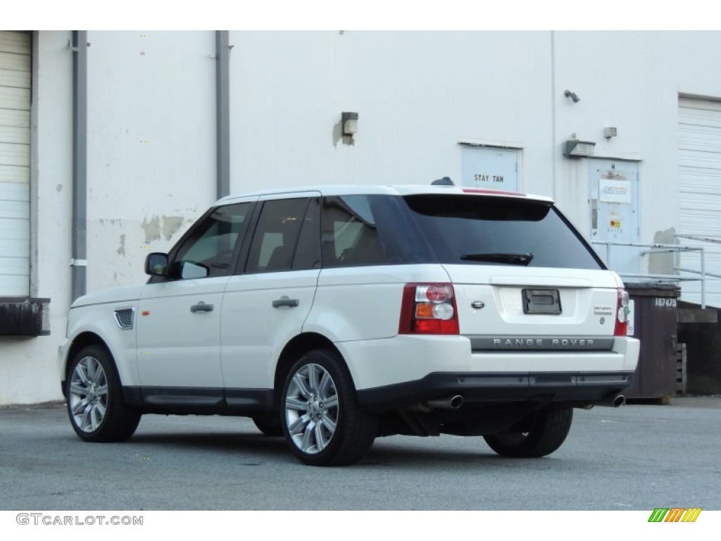 2008 Range Rover Sport Supercharged - Alaska White / Ivory photo #6