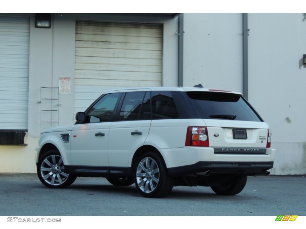2008 Range Rover Sport Supercharged - Alaska White / Ivory photo #9