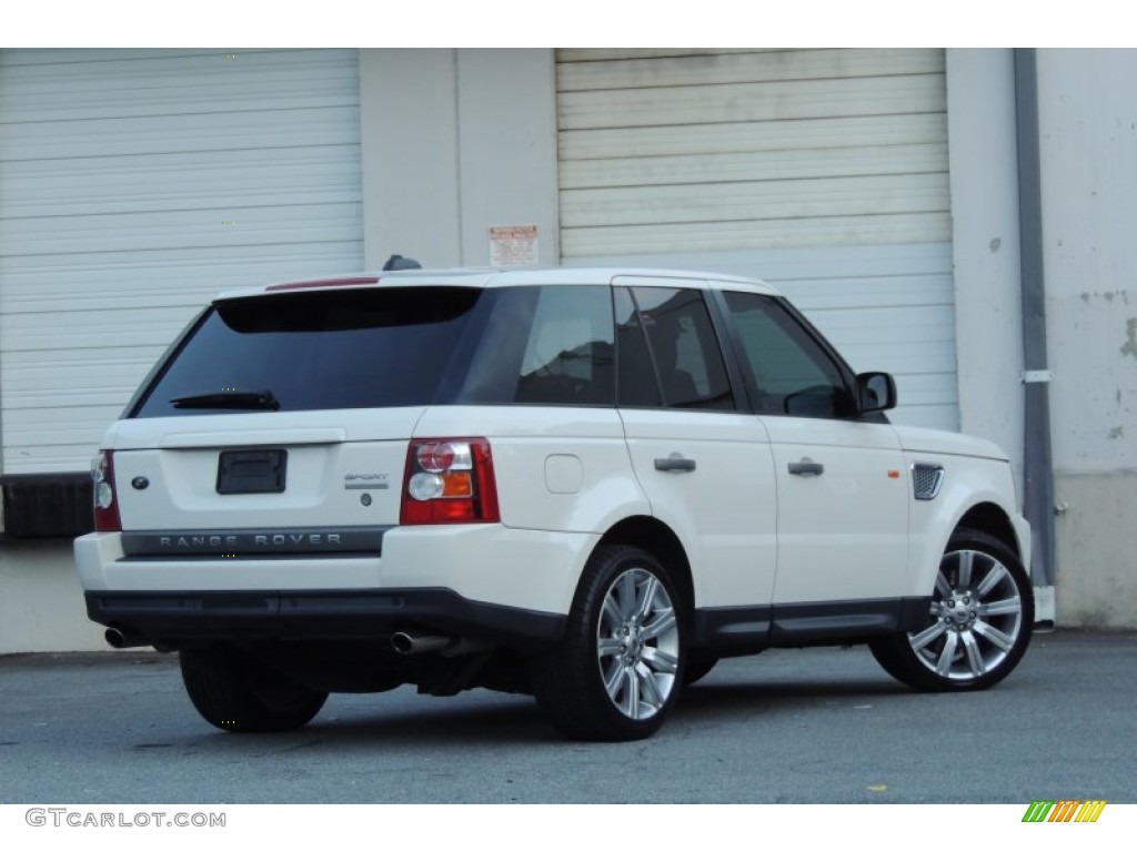 2008 Range Rover Sport Supercharged - Alaska White / Ivory photo #10