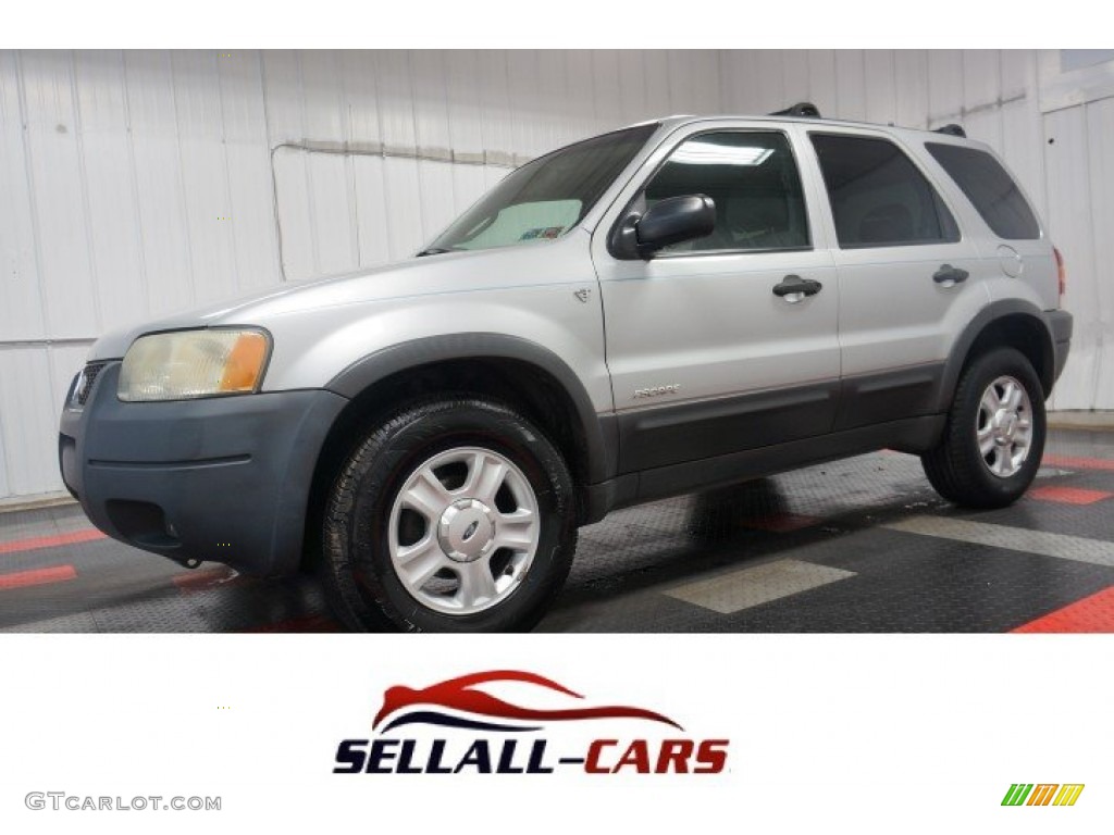 2002 Escape XLT V6 4WD - Satin Silver Metallic / Medium Graphite photo #1