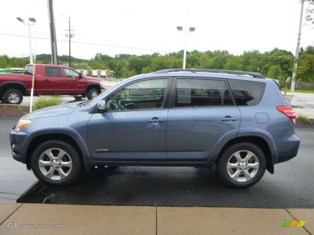 2011 RAV4 Limited 4WD - Pacific Blue Metallic / Sand Beige photo #6