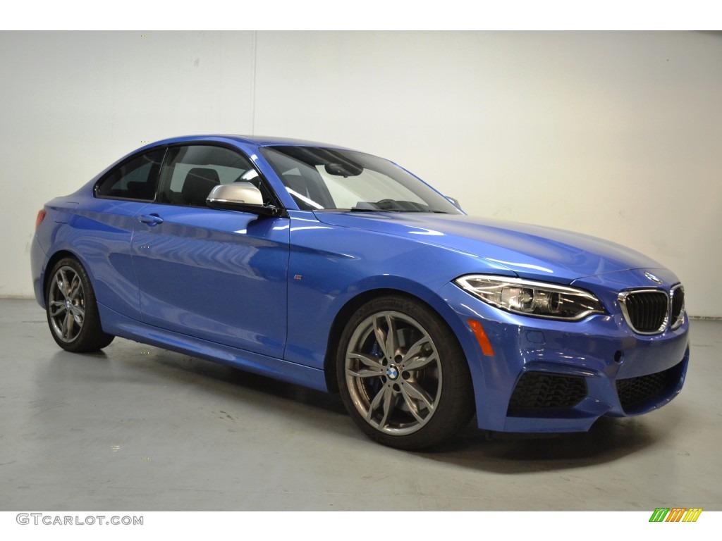Estoril Blue Metallic 2014 BMW M235i Coupe Exterior Photo #105442488