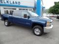 2015 Deep Ocean Blue Metallic Chevrolet Silverado 2500HD WT Crew Cab 4x4  photo #3