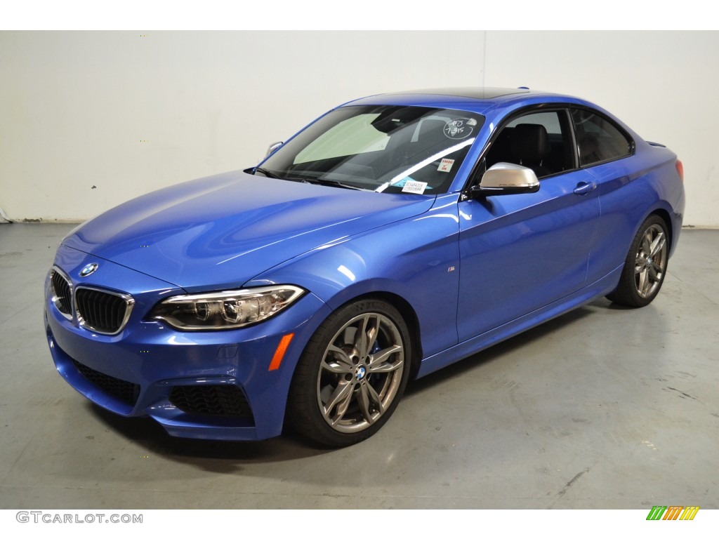 Estoril Blue Metallic 2014 BMW M235i Coupe Exterior Photo #105442847