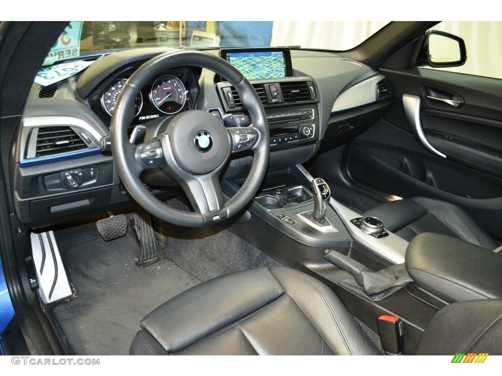 Black Interior 2014 BMW M235i Coupe Photo #105442928