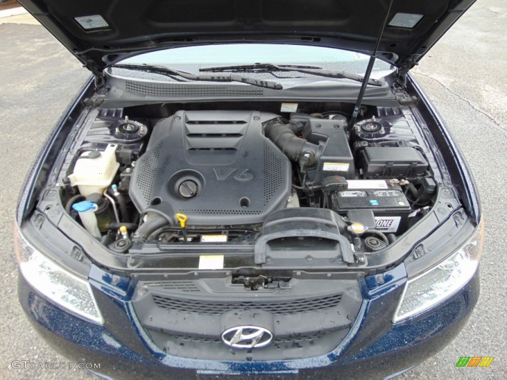 2006 Sonata LX V6 - Deepwater Blue / Gray photo #11