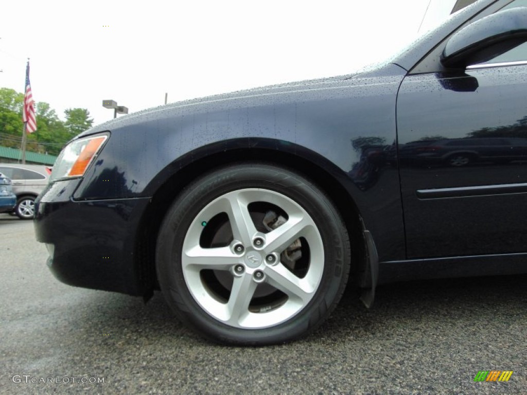2006 Sonata LX V6 - Deepwater Blue / Gray photo #12