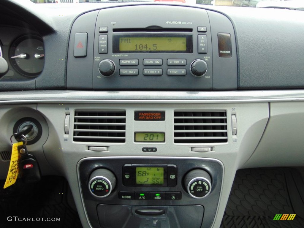 2006 Sonata LX V6 - Deepwater Blue / Gray photo #27