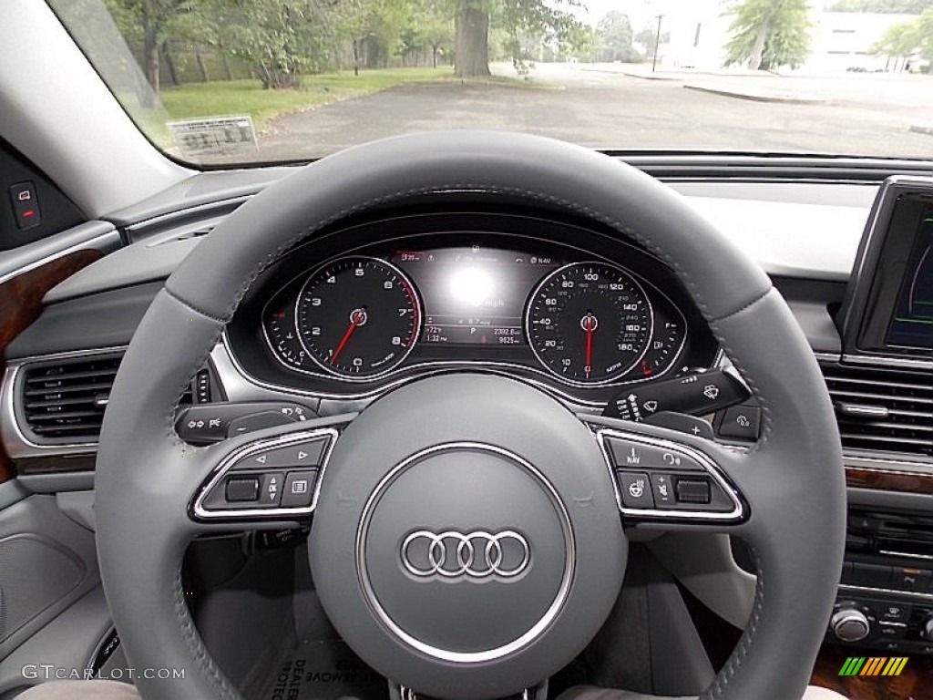 2015 A6 2.0T Premium Plus quattro Sedan - Quartz Gray Metallic / Titanium Gray photo #27