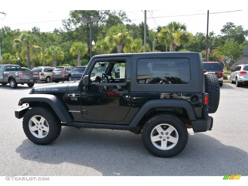 2010 Wrangler Rubicon 4x4 - Black / Dark Slate Gray/Medium Slate Gray photo #8