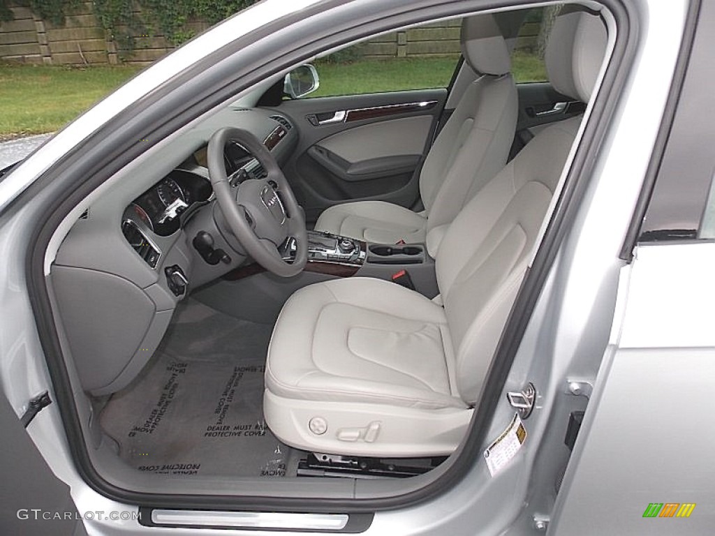 2011 A4 2.0T quattro Sedan - Ice Silver Metallic / Light Gray photo #12