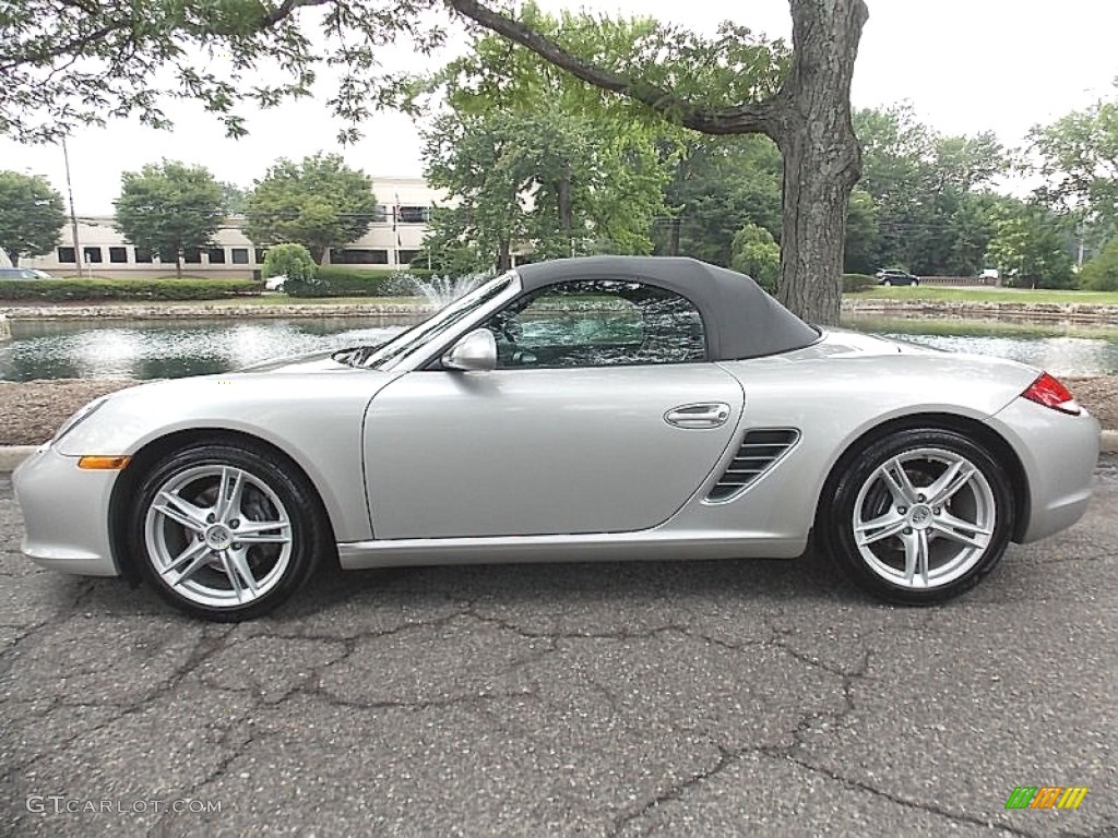 Arctic Silver Metallic 2010 Porsche Boxster Standard Boxster Model Exterior Photo #105447905