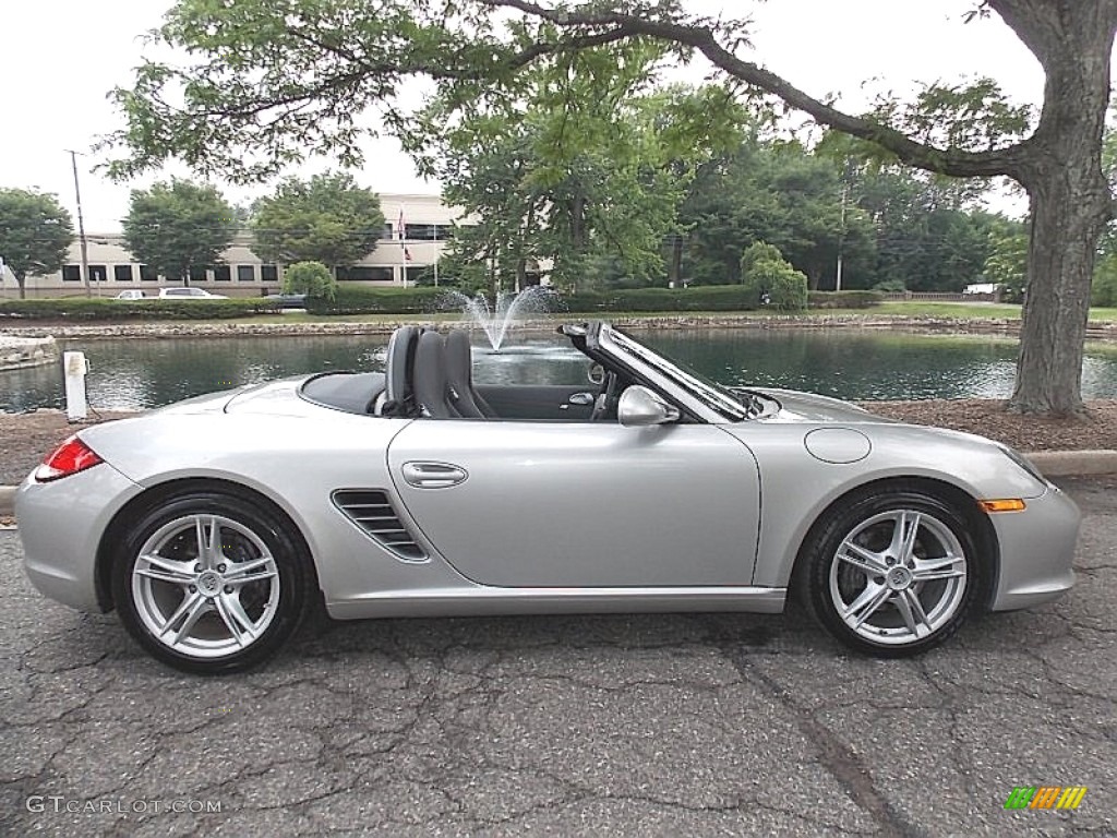 Arctic Silver Metallic 2010 Porsche Boxster Standard Boxster Model Exterior Photo #105448241