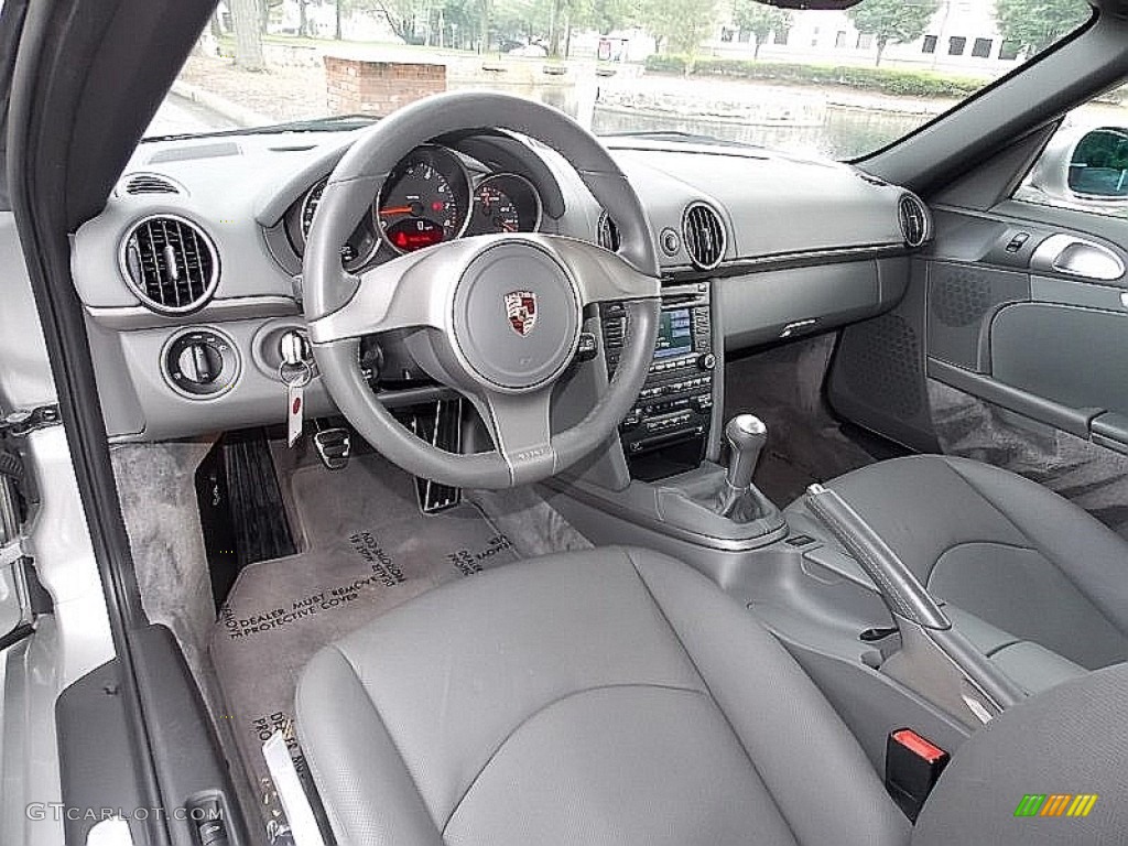 Stone Grey Interior 2010 Porsche Boxster Standard Boxster Model Photo #105448519