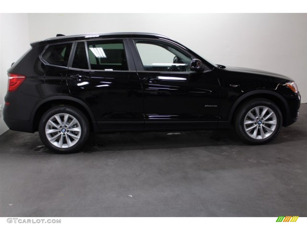 Jet Black 2016 BMW X3 xDrive28i Exterior Photo #105449021