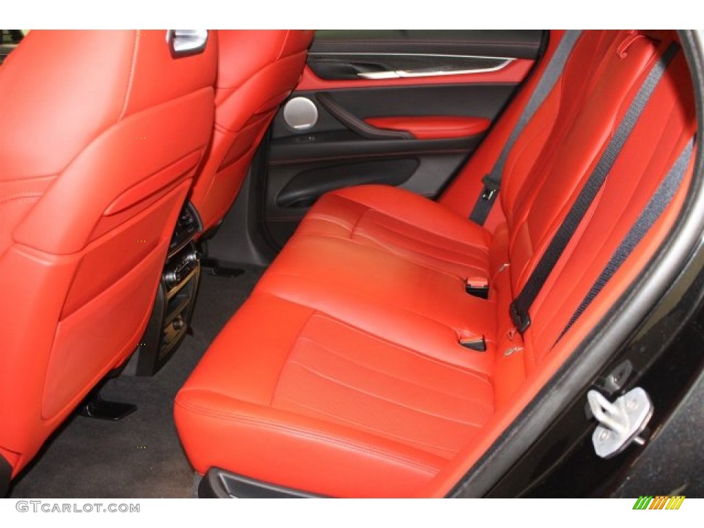 2015 BMW X6 M Standard X6 M Model Rear Seat Photo #105450005