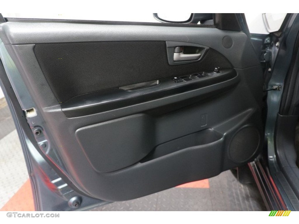 2009 SX4 Crossover Technology AWD - Azure Gray Metallic / Black photo #11