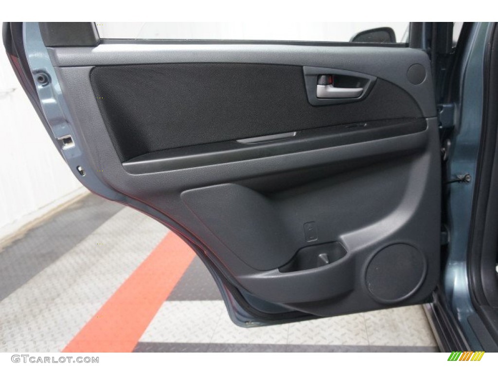 2009 SX4 Crossover Technology AWD - Azure Gray Metallic / Black photo #14