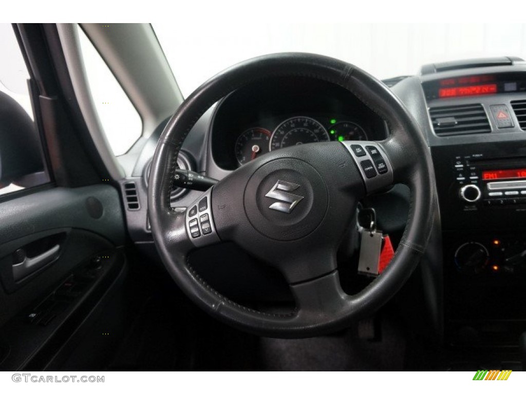 2009 SX4 Crossover Technology AWD - Azure Gray Metallic / Black photo #20
