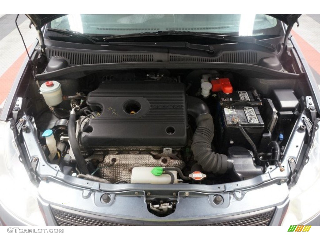 2009 SX4 Crossover Technology AWD - Azure Gray Metallic / Black photo #30