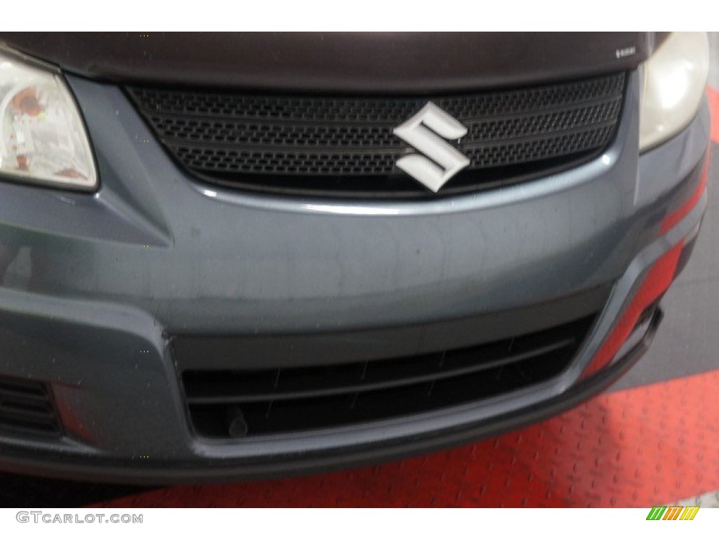 2009 SX4 Crossover Technology AWD - Azure Gray Metallic / Black photo #35