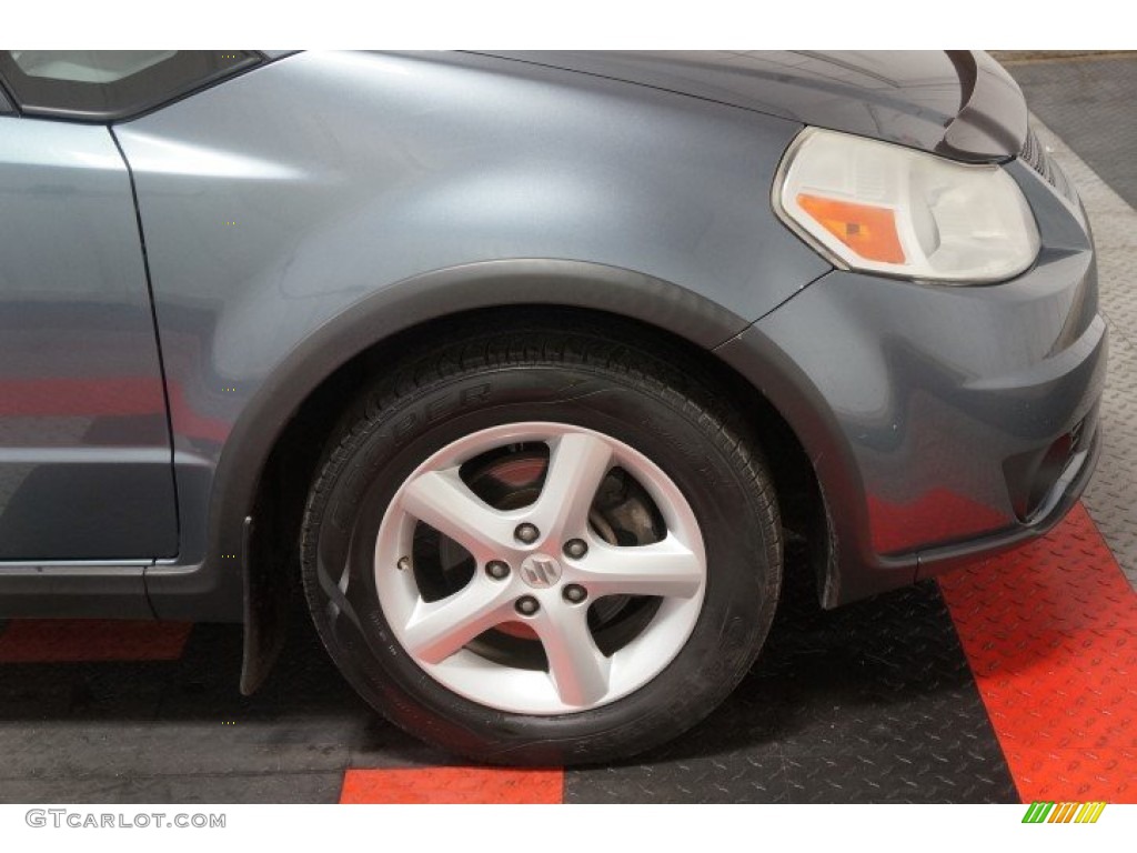 2009 SX4 Crossover Technology AWD - Azure Gray Metallic / Black photo #37
