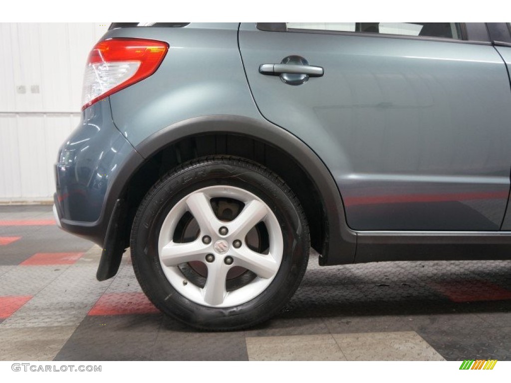 2009 SX4 Crossover Technology AWD - Azure Gray Metallic / Black photo #44