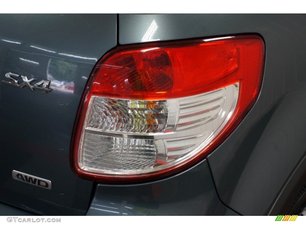2009 SX4 Crossover Technology AWD - Azure Gray Metallic / Black photo #47