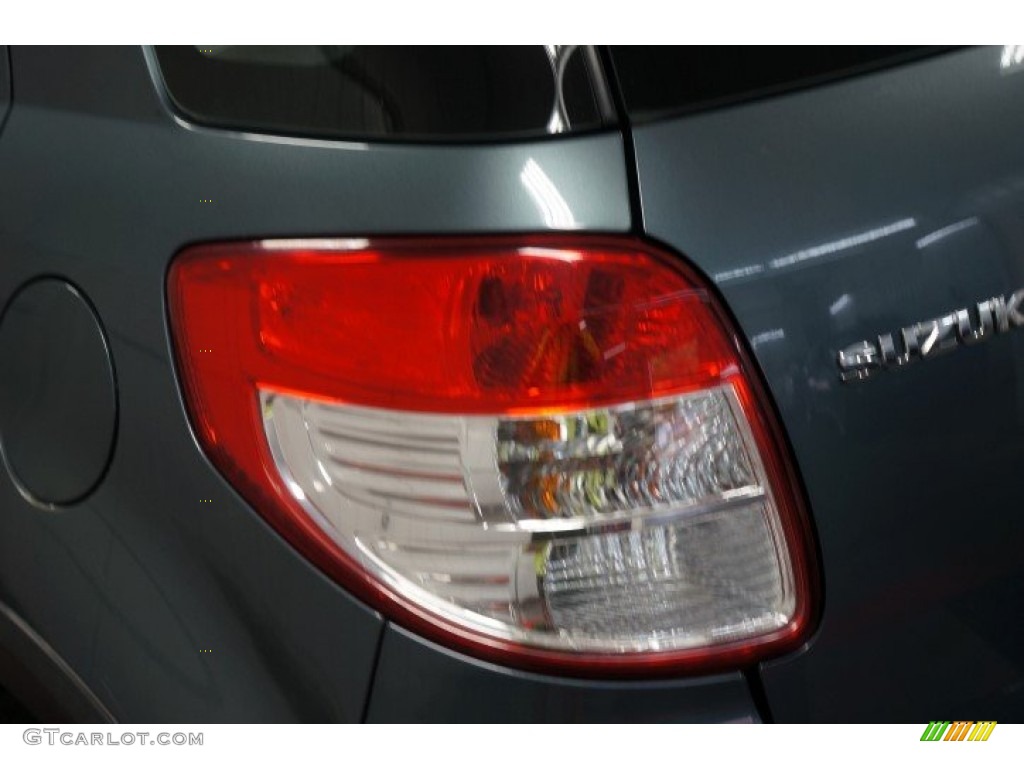 2009 SX4 Crossover Technology AWD - Azure Gray Metallic / Black photo #48