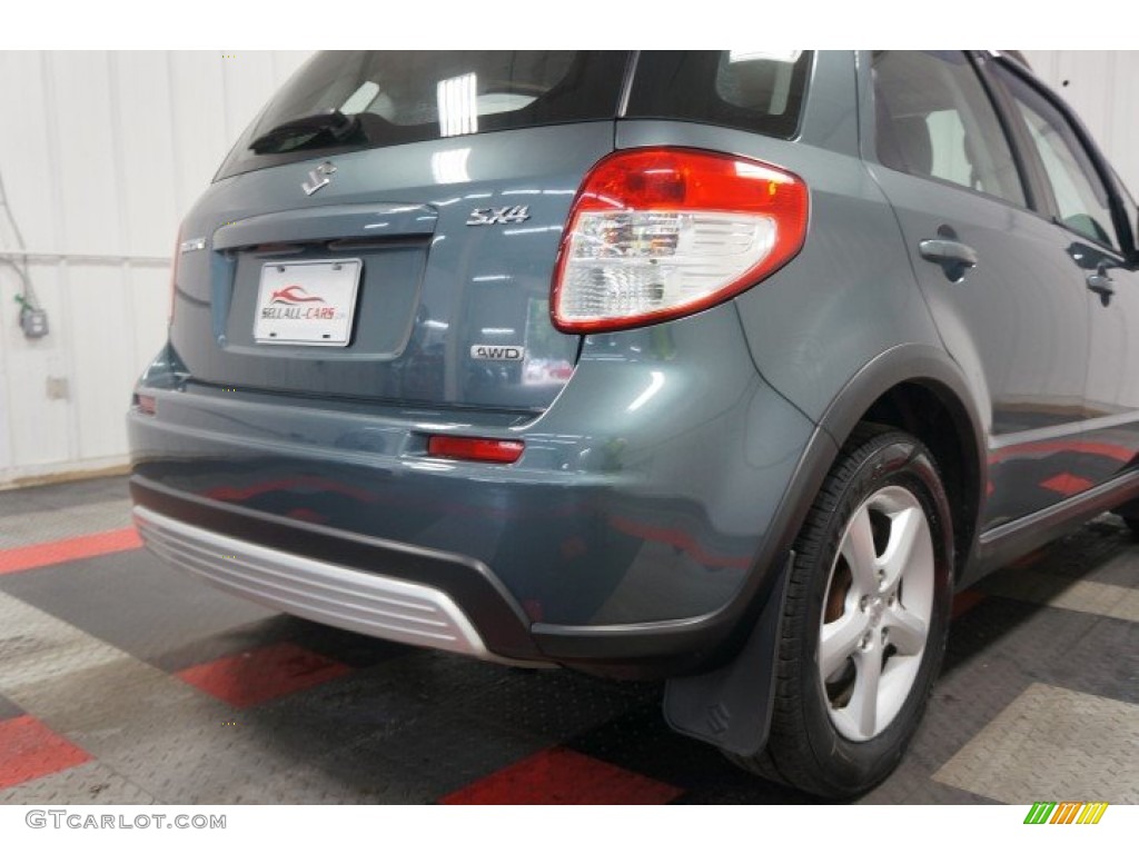 2009 SX4 Crossover Technology AWD - Azure Gray Metallic / Black photo #50